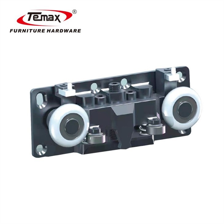 New Generation Magic Sliding Door Roller Concealed Ghost Wooden Door System 80kg Load